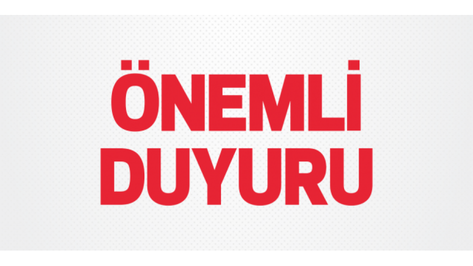Toplantı Çağrı İlanı